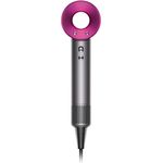 Dyson Supersonic HD07 Haartrockner, Ionen-Technologie, 1600 Watt, inkl. 5 Stylingdüsen, Generation 2021, anthrazit, fuchsia
