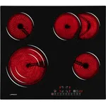 Jago 6800W, Glaskeramikkochfeld, Autark, Rahmenlos, für alle Kochtöpfe, 9 Leistungsstufen, Timer-Automatik