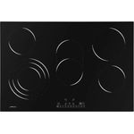 Jago Glaskeramikkochfeld - Autark, Rahmenlos, 8600W, für alle Kochtöpfe, 9 Leistungsstufen, Timer-Automatik, Bräter- und Dreikreiszone