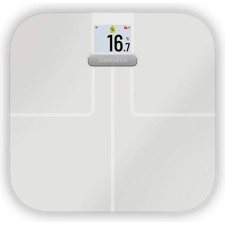 Garmin Index S2 Smart-Waage, weiß, Körperanalysewaage mit Gewichtstrend-Anzeige, weiß – Bild 4
