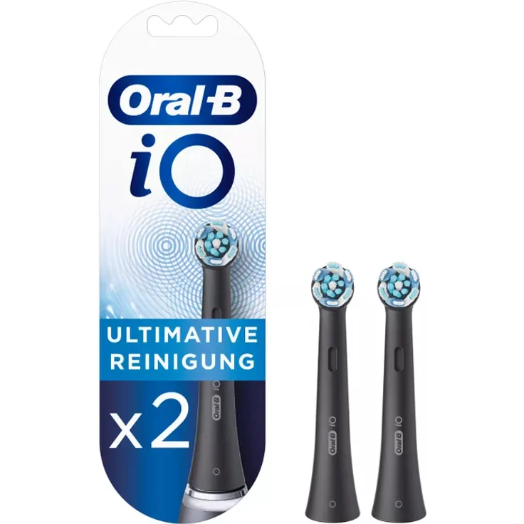 Oral-B iO Ultimative Reinigung black, 2er-Pack, für ein rundum sauberes Mundgefühl – Bild 1