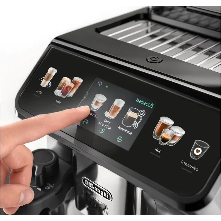 De'Longhi ECAM 450.55.S Eletta Explore Kaffeevollautomat, silber – Bild 3