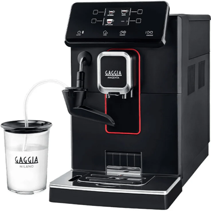 Gaggia RI8701-01 Magenta Milk Kaffeevollautomat, schwarz – Bild 1