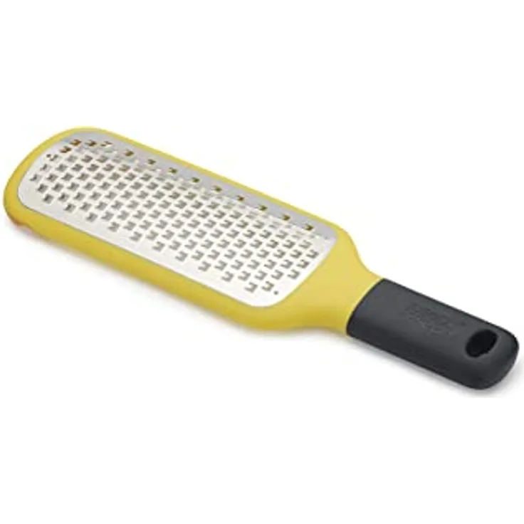Joseph Joseph Grip Grater Flachreibe mit Schüsselnut Gelb