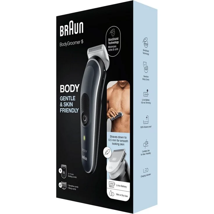 Braun BodyGroomer 5 - BG5340 - grau & schwarz – Bild 2