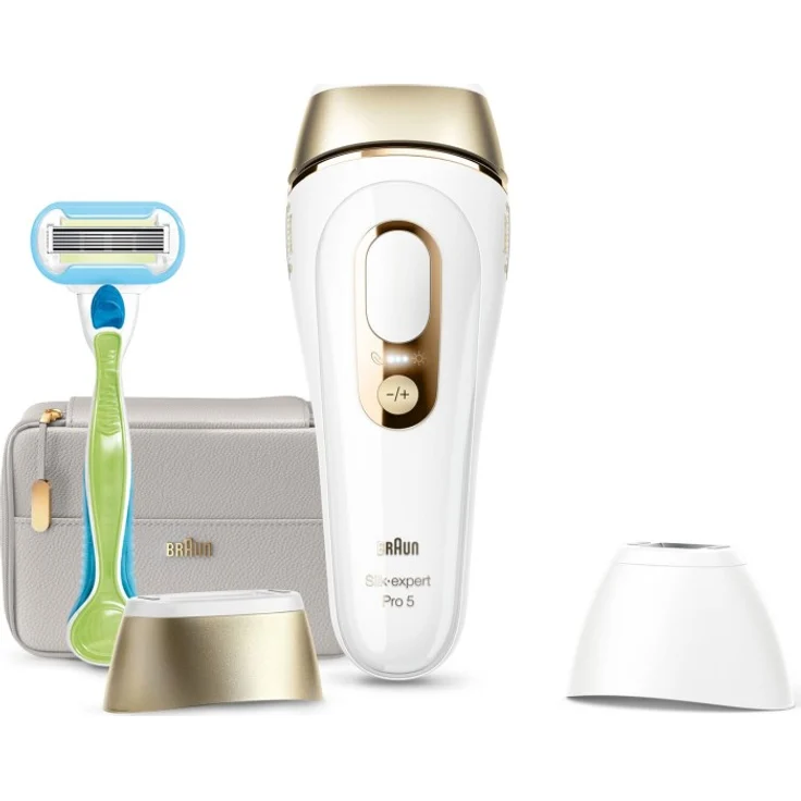 Braun Silk-expert Pro 5 PL5154 IPL-Haarentfernungsgerät + Aufbewahrungstasche - rosegold & weiß – Bild 1