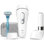 Braun IPL System - Silk-expert Pro - PL3129 + Mini-Gesichtsrasierer - weiß & silber