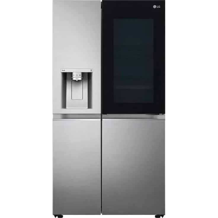 LG GSXV90PZAF Side-by-Side-Kühlschrank, freistehend, platinum silver, NoFrost, Schnellgefrieren, Wasser- und Eiswürfelspender, Festwasseranschluss, Breite 91.3 cm - Preisvergleich – Bild 3