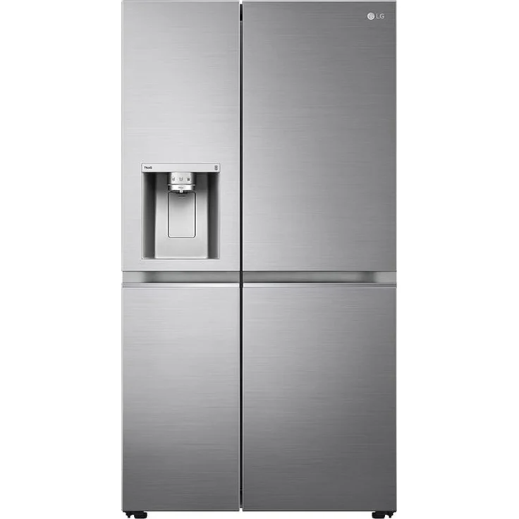 LG GSLV90PZAD Side-by-Side-Kühlschrank, freistehend, platinum silver, NoFrost, Wasser- und Eiswürfelspender, Festwasseranschluss, WiFi, Breite 91.3 cm - Preisvergleich – Bild 2