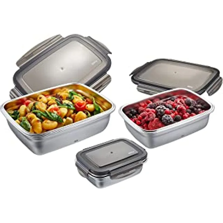 GEFU Frischhaltedosen-Set PREPPO, 3-teilig