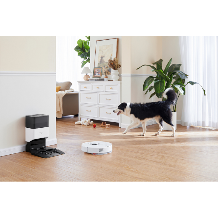 Roborock Q7 Max+ Saugroboter mit Wischfunktion und Absaugstation, Kartierung von 4 Etagen, 4200 Pa Saugleistung, weiß – Bild 5