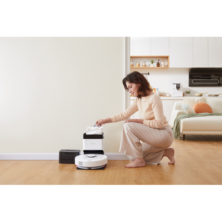 Roborock Q7 Max+ Saugroboter mit Wischfunktion und Absaugstation, Kartierung von 4 Etagen, 4200 Pa Saugleistung, weiß – Bild 6
