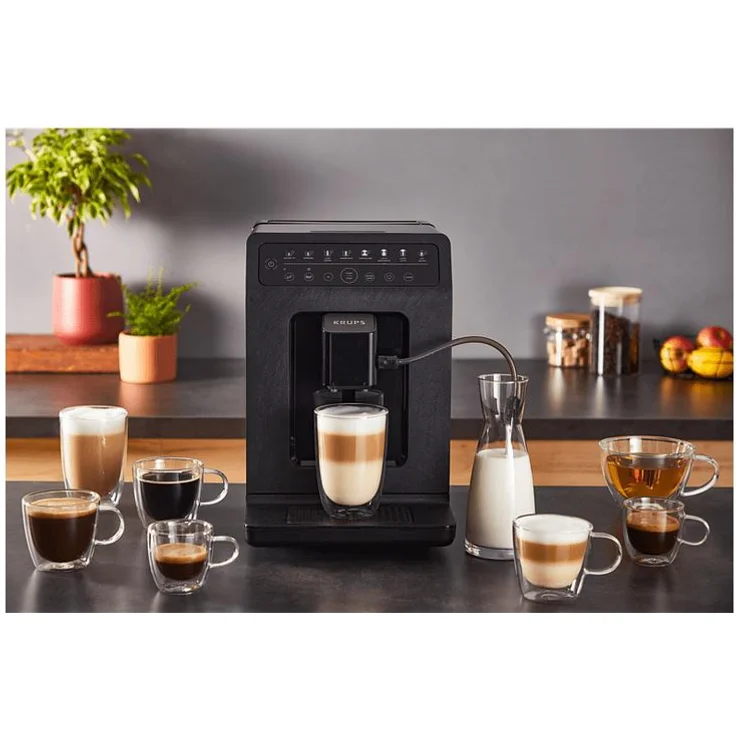 Krups EA897B Evidence ECOdesign Kaffeevollautomat, mit Milchsystem, schwarz – Bild 8