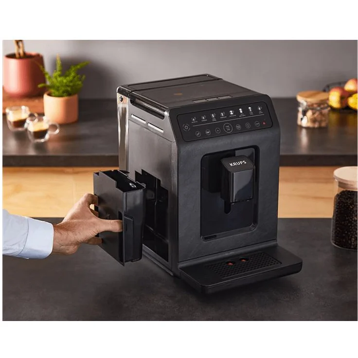 Krups EA897B Evidence ECOdesign Kaffeevollautomat, mit Milchsystem, schwarz – Bild 9