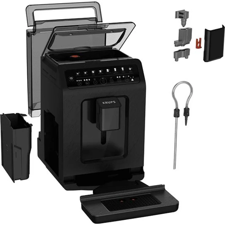 Krups EA897B Evidence ECOdesign Kaffeevollautomat, mit Milchsystem, schwarz – Bild 5