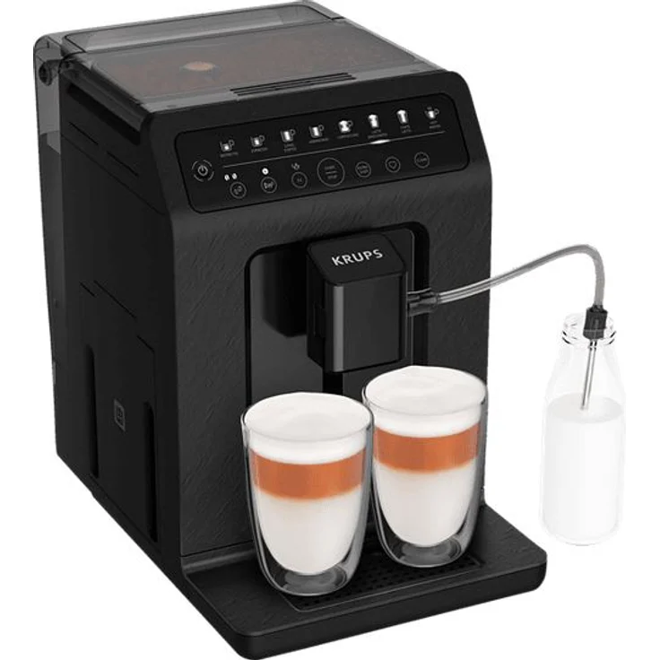 Krups EA897B Evidence ECOdesign Kaffeevollautomat, mit Milchsystem, schwarz – Bild 1