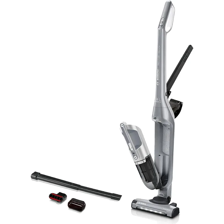 Bosch BBH3K2801 Serie 4 Flexxo Gen2 Handstaubsauger, 55 min Akkubetrieb, freistehend, silber