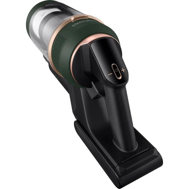 Samsung Bespoke Jet complete extra VS20A95943N-WA Handstaubsauger, 60 min Akkubetrieb, freistehende Absaug- und Ladestation, woody green – Bild 11