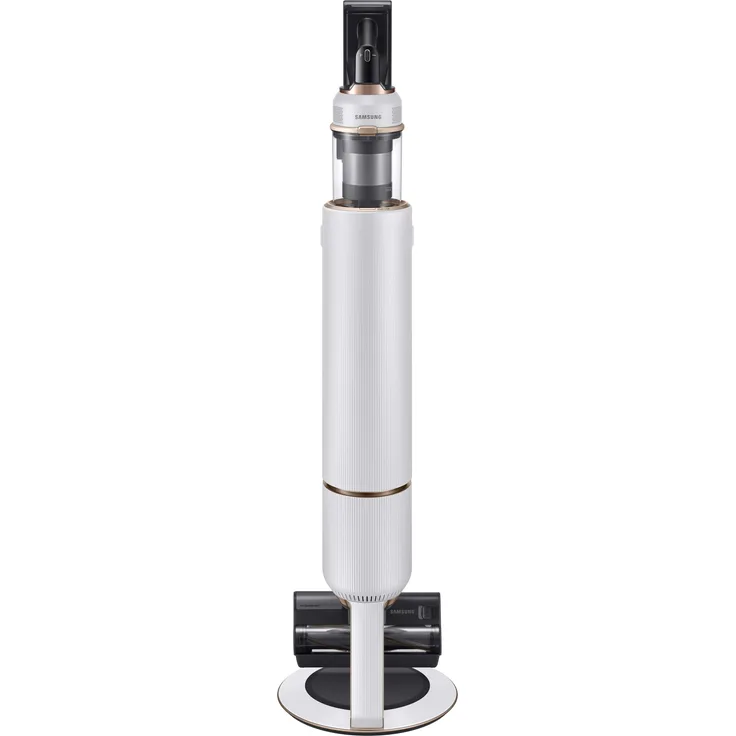 Samsung Bespoke Jet pet VS20A95823W-WA Handstaubsauger, 60 min Akkubetrieb, freistehende Absaug- und Ladestation, Misty White