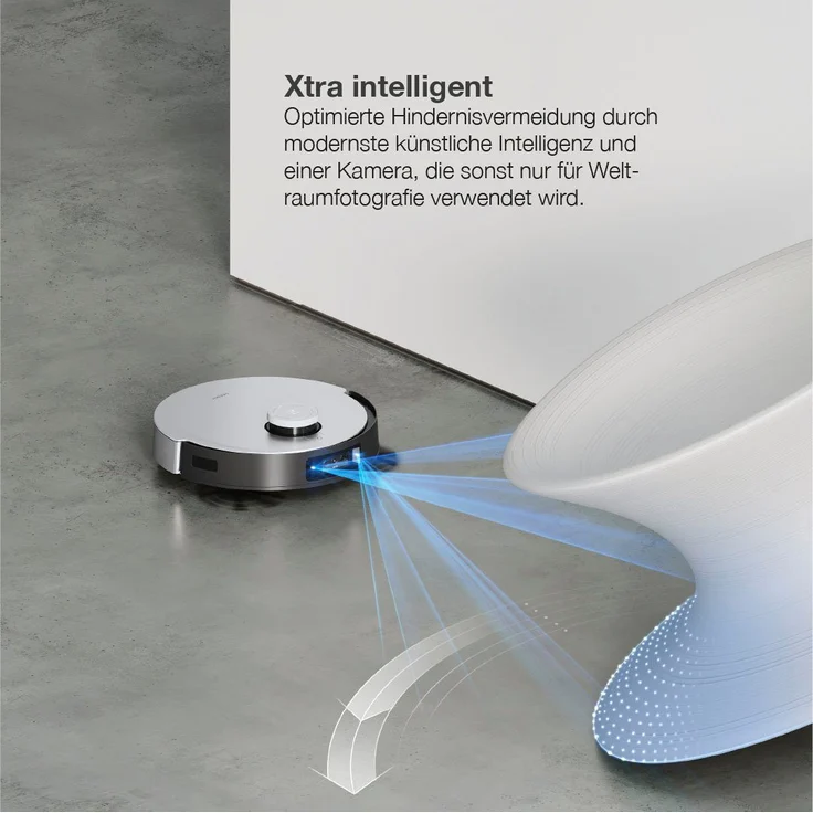 Ecovacs Deebot X1 Plus Saugroboter mit Wischfunktion und Absaugstation, 180 min Akkubetrieb – Bild 11