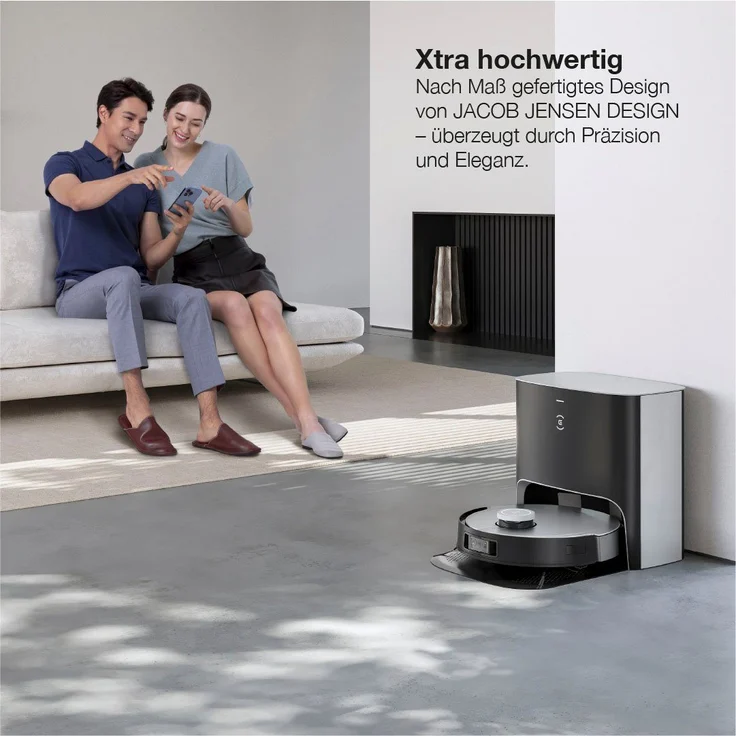 Ecovacs Deebot X1 Plus Saugroboter mit Wischfunktion und Absaugstation, 180 min Akkubetrieb – Bild 9