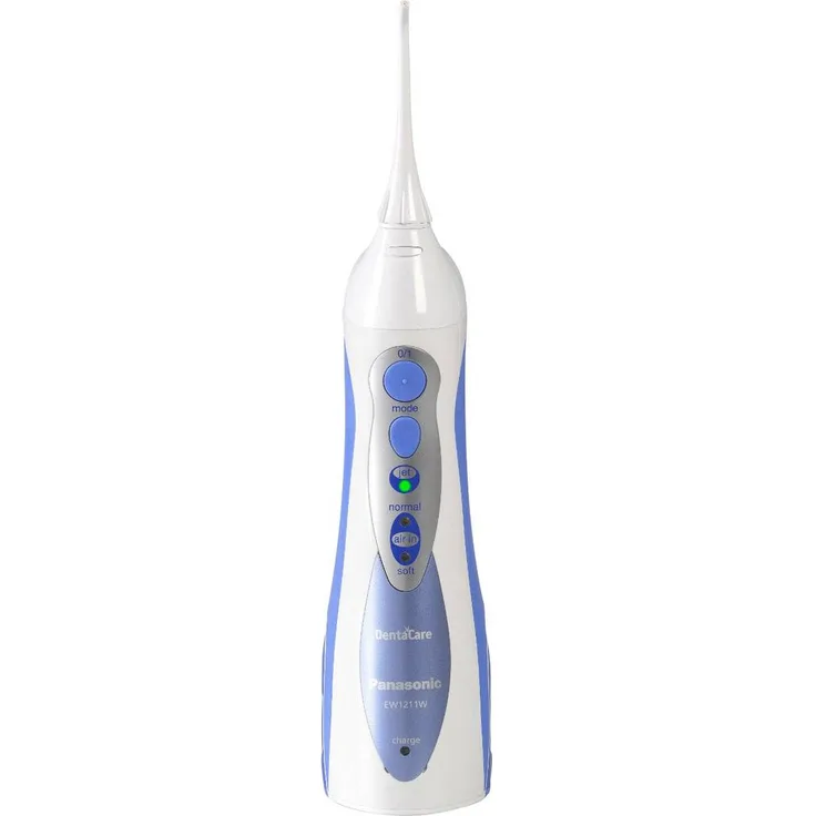 Panasonic EW1211 Interdentalreiniger mit 3 Reinigungsmodi, weiß/blau, für saubere & gesunde Zähne