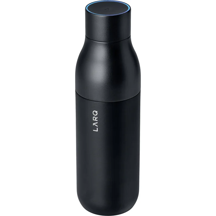 LARQ Bottle PureVis Obsidian Black 740ml rostfreier Stahl UV-C-LED Flasche – Bild 1