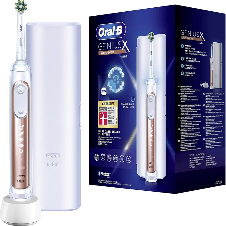 Oral-B Oral-B Genius X Elektrische Zahnbürste, roségold – Bild 1