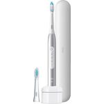 Oral-B Pulsonic Slim Luxe4500 349283 Elektrische Zahnbürste Schallzahnbürste Platin-Grau, Weiß