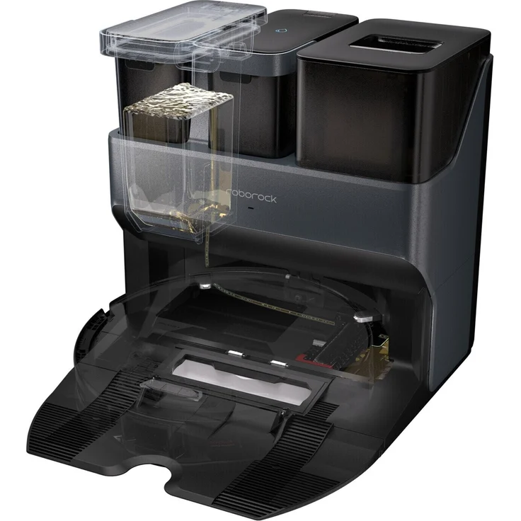 Roborock S7 MaxV Ultra Saugroboter mit Ultraschall-Wischfunktion und Empty Wash Fill Dock, 180 min Akkubetrieb, 5100 Pa Saugleistung, schwarz – Bild 7