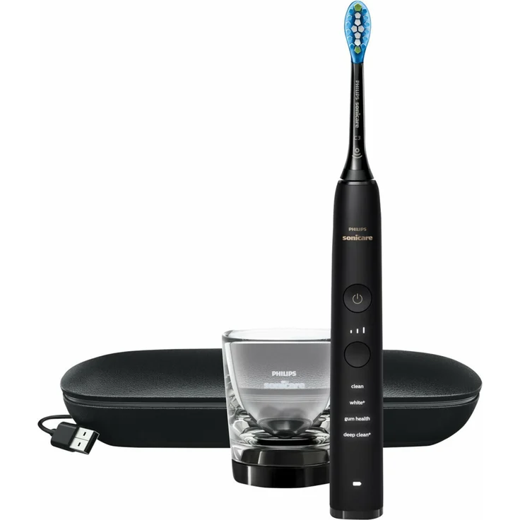 Philips Sonicare DiamondClean HX9911-09 Elektrische Zahnbürste schwarz – Bild 1