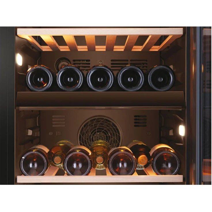 Haier HWS79GDG Weinkühlschrank, freistehend, schwarz, 79 Flaschen, LED, Breite 49.7 cm – Bild 3