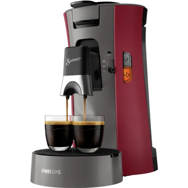 Philips Senseo Select CSA230-90 Kaffeepadmaschine Rot