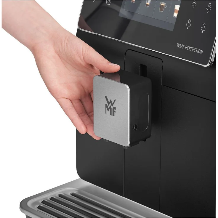 WMF Perfection 840 L Kaffeevollautomat mit Milchsystem,15 Getränkespezialitäten, Double Thermoblock, Edelstahl-Mahlwerk, Nutzerprofil Speicherung, edelstahl matt – Bild 6