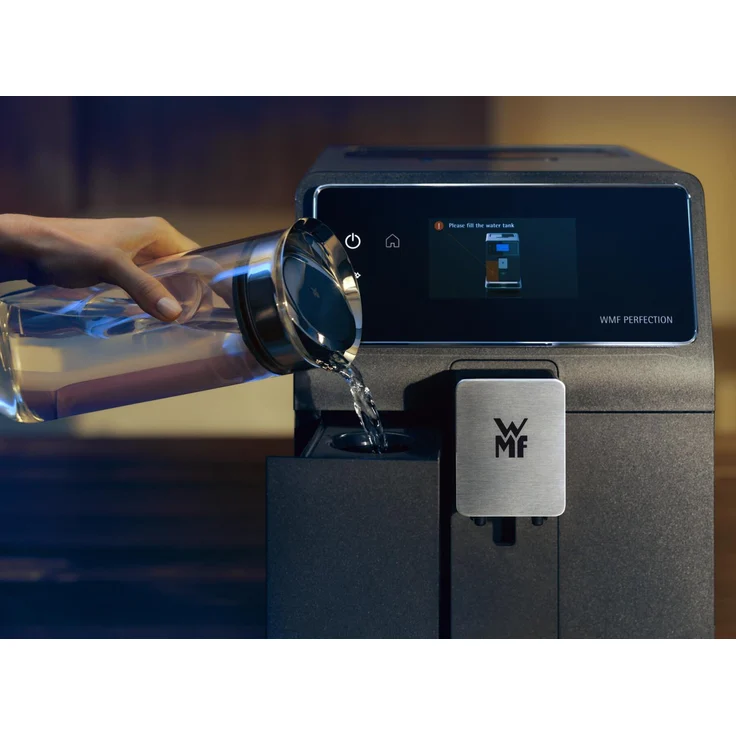 WMF Perfection 860 L Kaffeevollautomat mit Milchsystem, 17 Getränkespezialitäten, Double Thermoblock, Edelstahl-Mahlwerk, Nutzerprofil, 1L Milchbehälter, schwarz – Bild 19