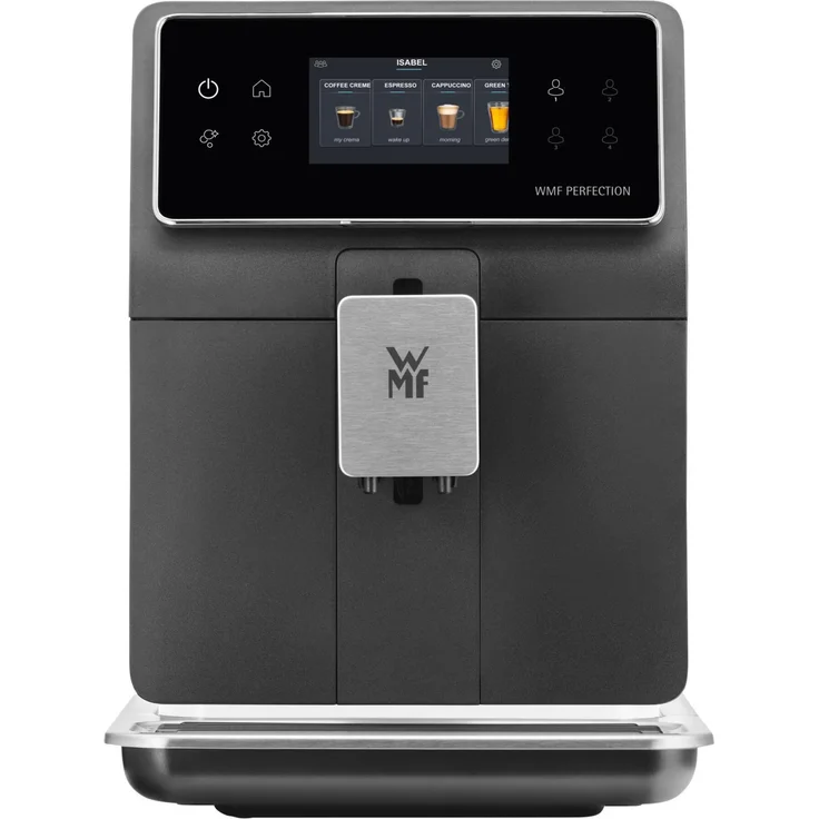 WMF Perfection 860 L Kaffeevollautomat mit Milchsystem, 17 Getränkespezialitäten, Double Thermoblock, Edelstahl-Mahlwerk, Nutzerprofil, 1L Milchbehälter, schwarz – Bild 8