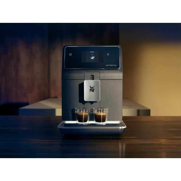 WMF Perfection 860 L Kaffeevollautomat mit Milchsystem, 17 Getränkespezialitäten, Double Thermoblock, Edelstahl-Mahlwerk, Nutzerprofil, 1L Milchbehälter, schwarz – Bild 23
