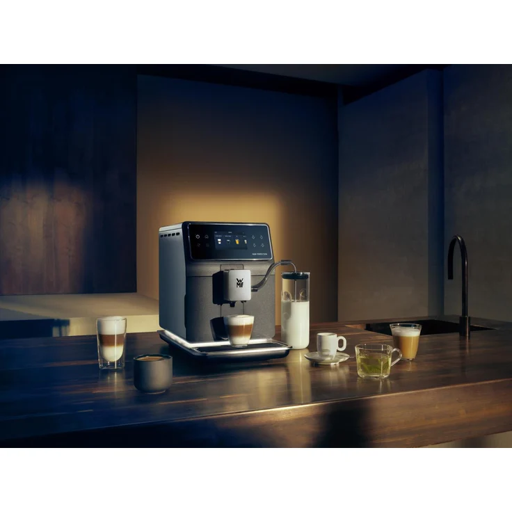 WMF Perfection 860 L Kaffeevollautomat mit Milchsystem, 17 Getränkespezialitäten, Double Thermoblock, Edelstahl-Mahlwerk, Nutzerprofil, 1L Milchbehälter, schwarz – Bild 22