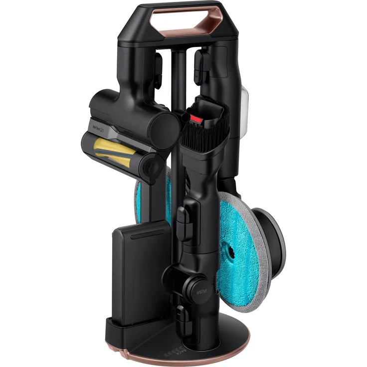 Samsung Bespoke Jet pro extra VS20A95973B-WA Handstaubsauger, 60 min Akkubetrieb, freistehende Absaug- und Ladestation, inkl. Wischaufsatz, Midnight Blue – Bild 8