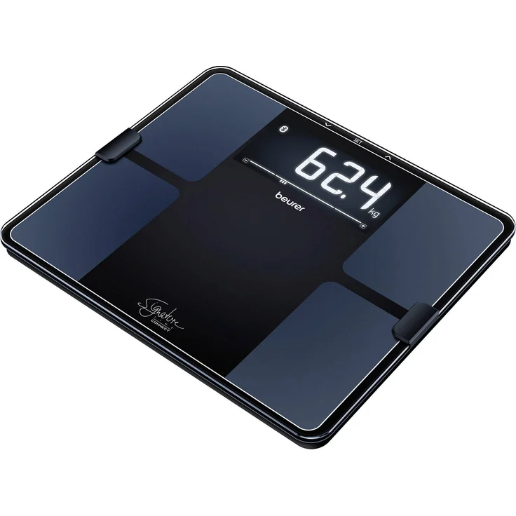 Beurer BF 915 Digitale Personenwaage Wägebereich (max.)=200kg Schwarz Mit Bluetooth – Bild 1