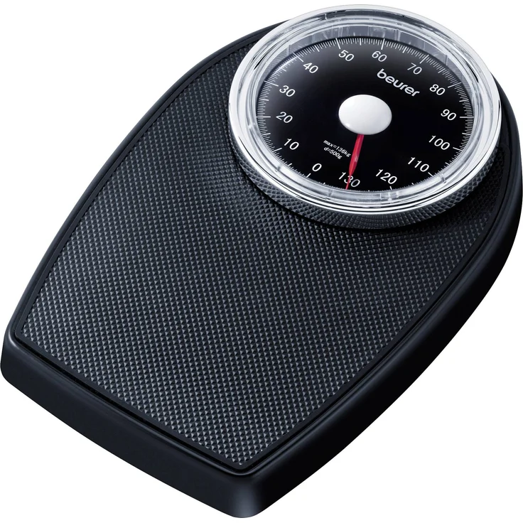 Beurer MS 40 Analoge Personenwaage Wägebereich (max.)=135kg Schwarz – Bild 1