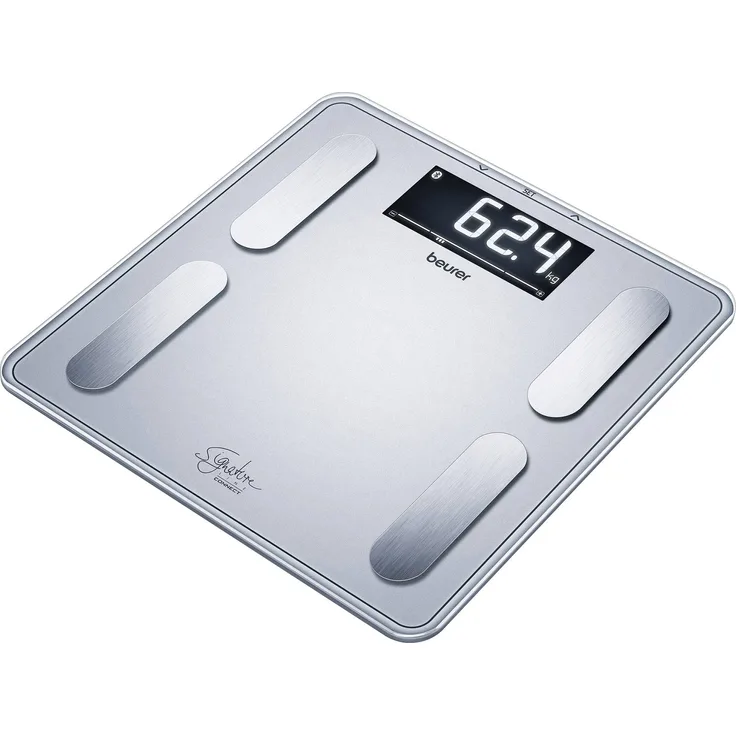 Beurer BF 405 Digitale Personenwaage Wägebereich (max.)=200kg Weiß Mit Bluetooth