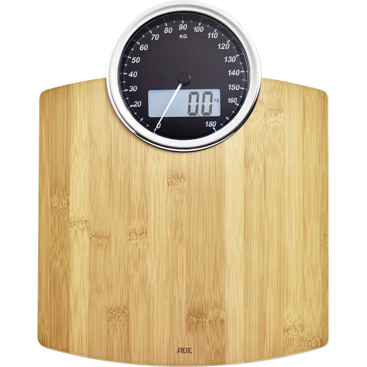 ADE BE 1719 Luna Digitale Personenwaage Wägebereich (max.)=180kg Bambus