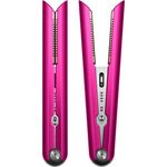 Dyson Corrale Haarglätter, 200W, biegsame Heizplatten, Mangan-Kupfer-Legierung, Lithium-Ionen-Akku, 3 Temperaturen, Display, fuchsia, nickel - Preisvergleich