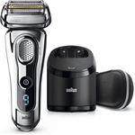 Braun Series 9 9297cc Rasierer Chrom Leder-Etui Premium Edition Wasserdicht