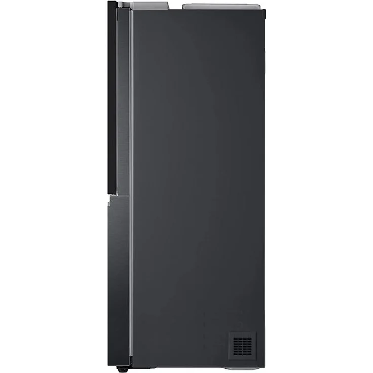 LG GSXV90MCAE Side-by-Side Kühlschrank, freistehend, schwarz, Total NoFrost, Wasser- und Eiswürfelspender, Festwasseranschluss, Smart Connectivity, LED, Breite 91.3 cm, Energieklasse E – Bild 12