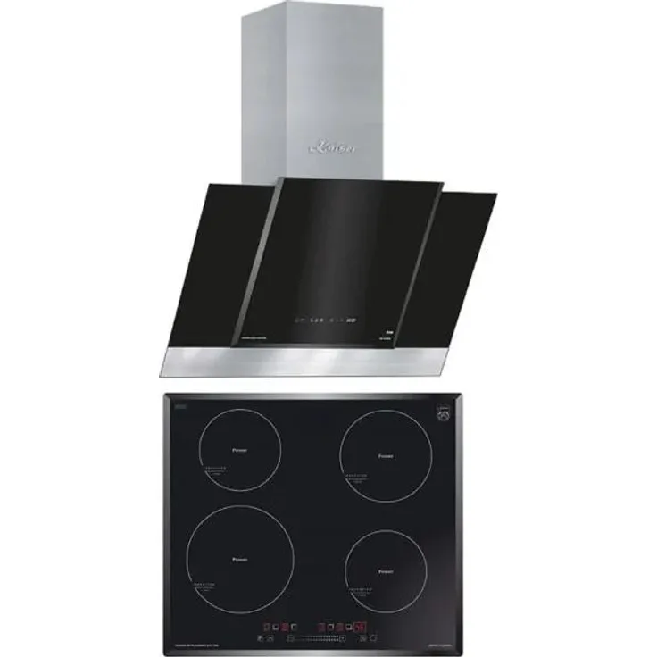 Kaiser Dunstabzugshaube AT 8438 F ECO 80 cm + KCT 6705 FI Induktions-Kochfeld
