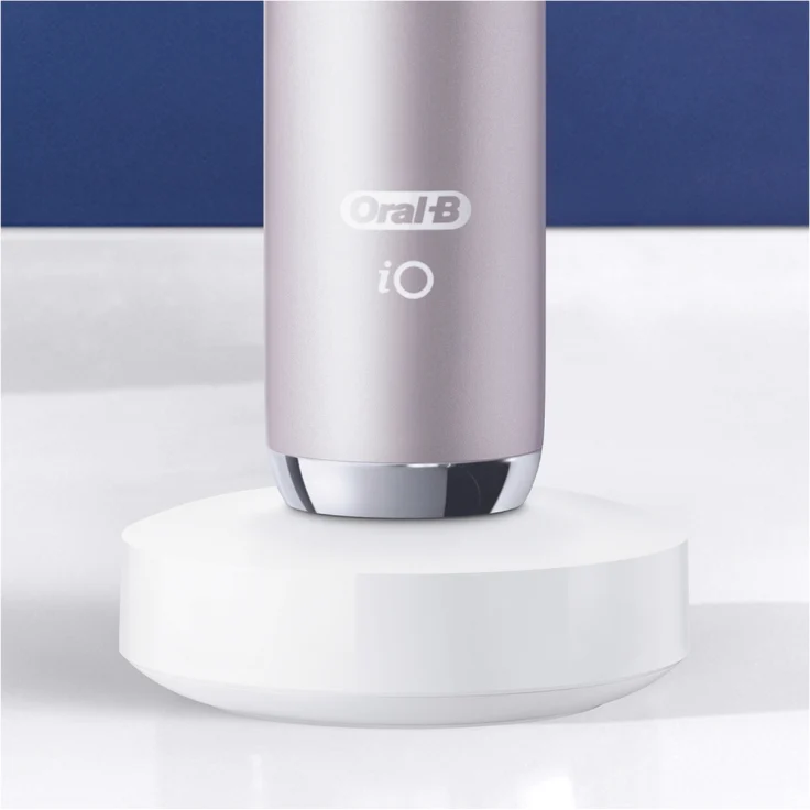 Oral-B iO Series 9N elektrische Zahnbürste, 7 Reinigungsprogramme, Reiseetui, rose quartz – Bild 7