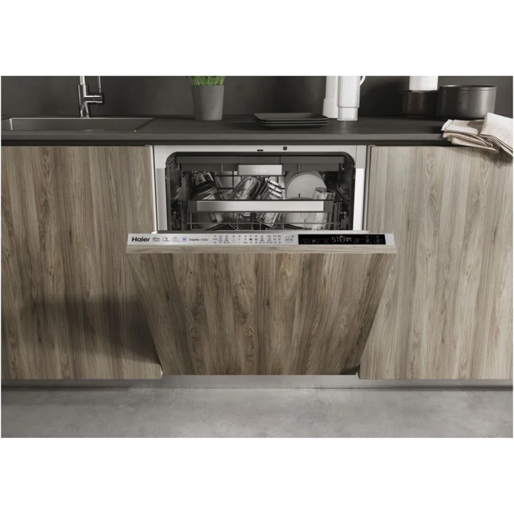 Haier XIB 6B2S3FS, Geschirrspüler, B, Geräuschemissionsklasse B, Geräuschemissionen 42 Dezibel – Bild 2