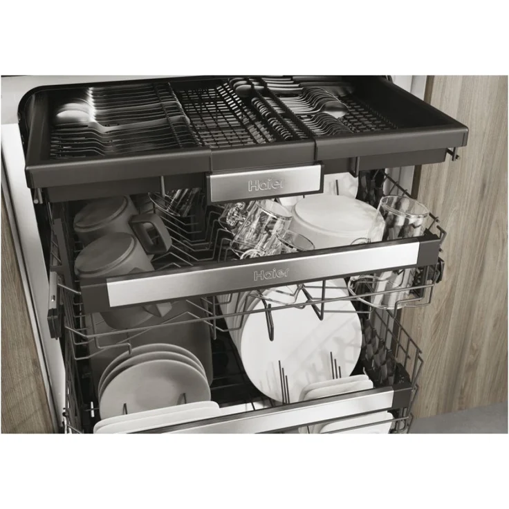 Haier XIB 6B2S3FS, Geschirrspüler, B, Geräuschemissionsklasse B, Geräuschemissionen 42 Dezibel – Bild 5